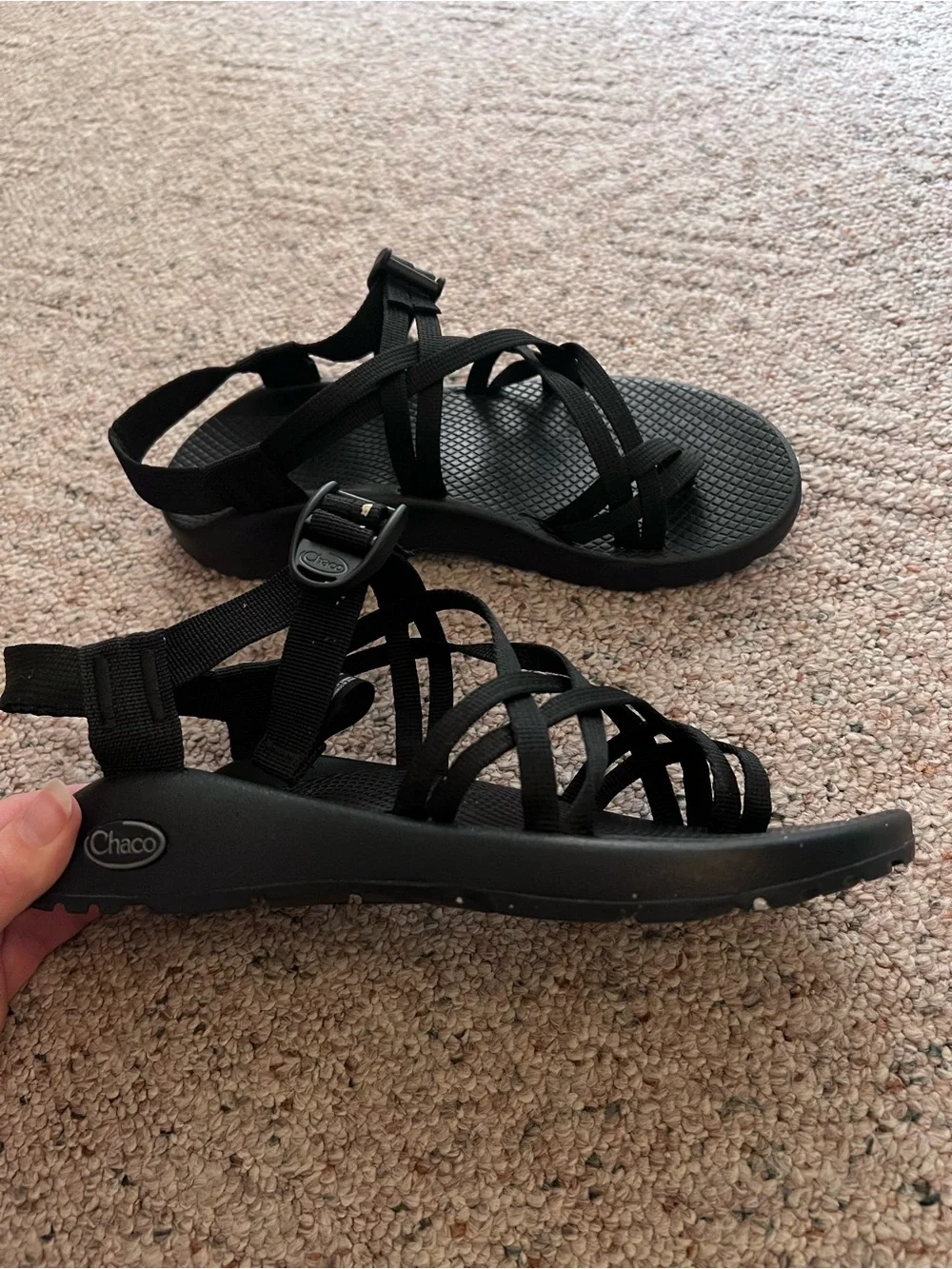 Chaco Women’s Strappy Sport Sandal in Black